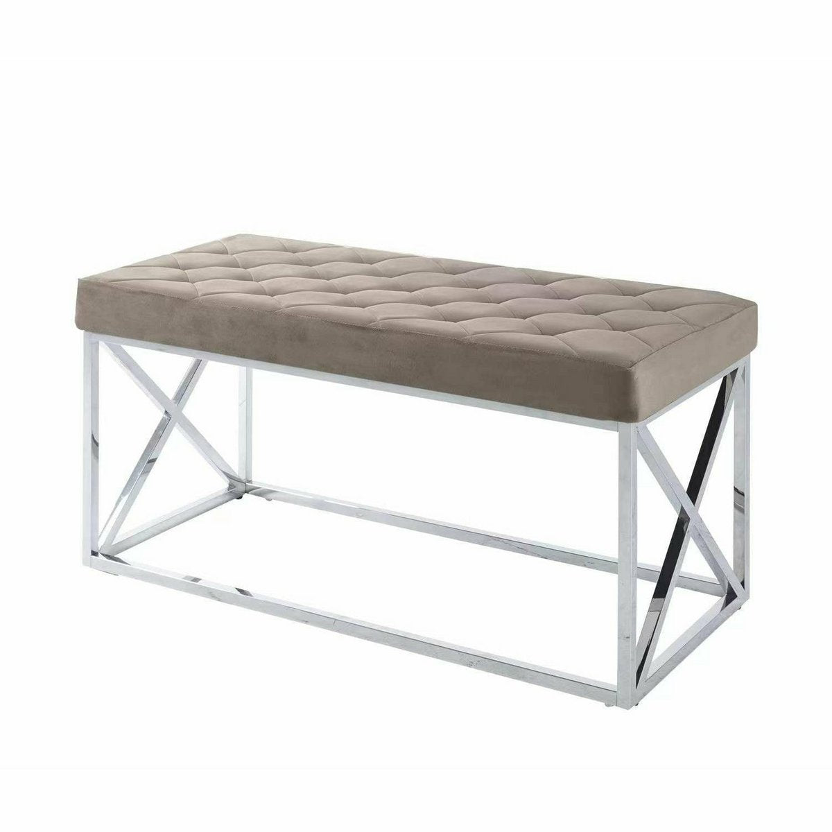 VERA Velvet - Taupe Luxueus Bank Fluwelen |woon-meubel.nl