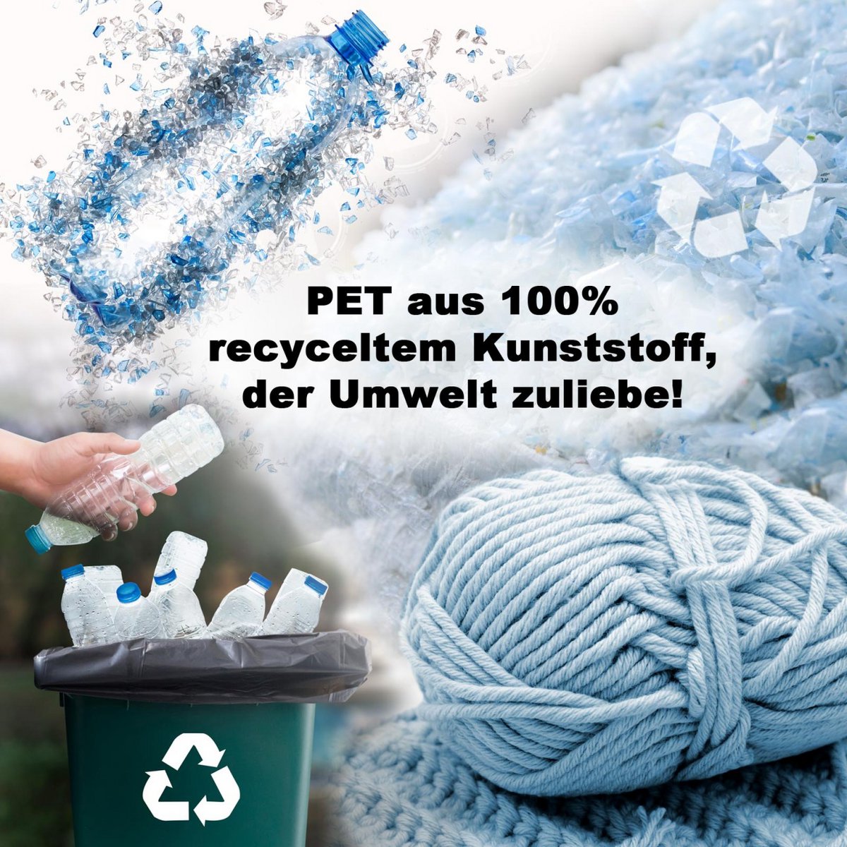 Voglrieder Buitenpoef – 100% Gerecycled Plastic – Waterdicht & Lichtgewicht – In 14 Kleuren