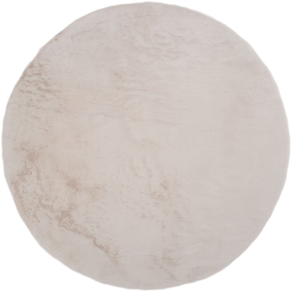 Vloerkleed Velluto Beige – Rond ø160 cm | woon-meubel.nl