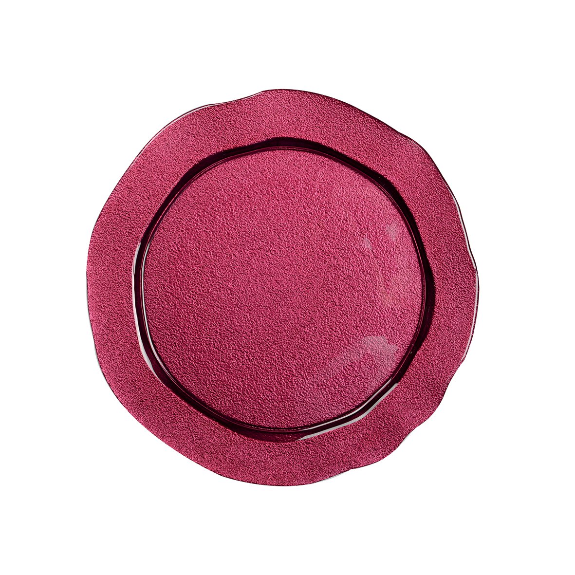 Fuchsia Serveerbord – 32,5 cm – Glas – Bloemvorm – Luxe Tafelaccessoire |woon-meubel.nl