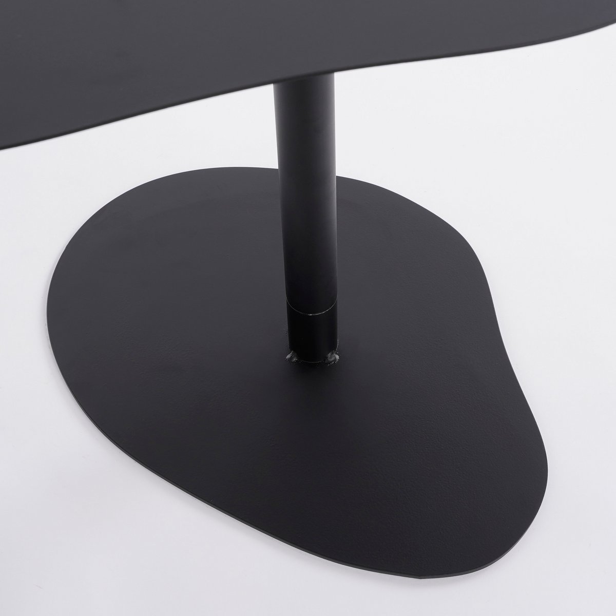 Bijzettafel, Set van 2, L55xB41xH40cm, Metaal, zwart|woon-meubel.nl