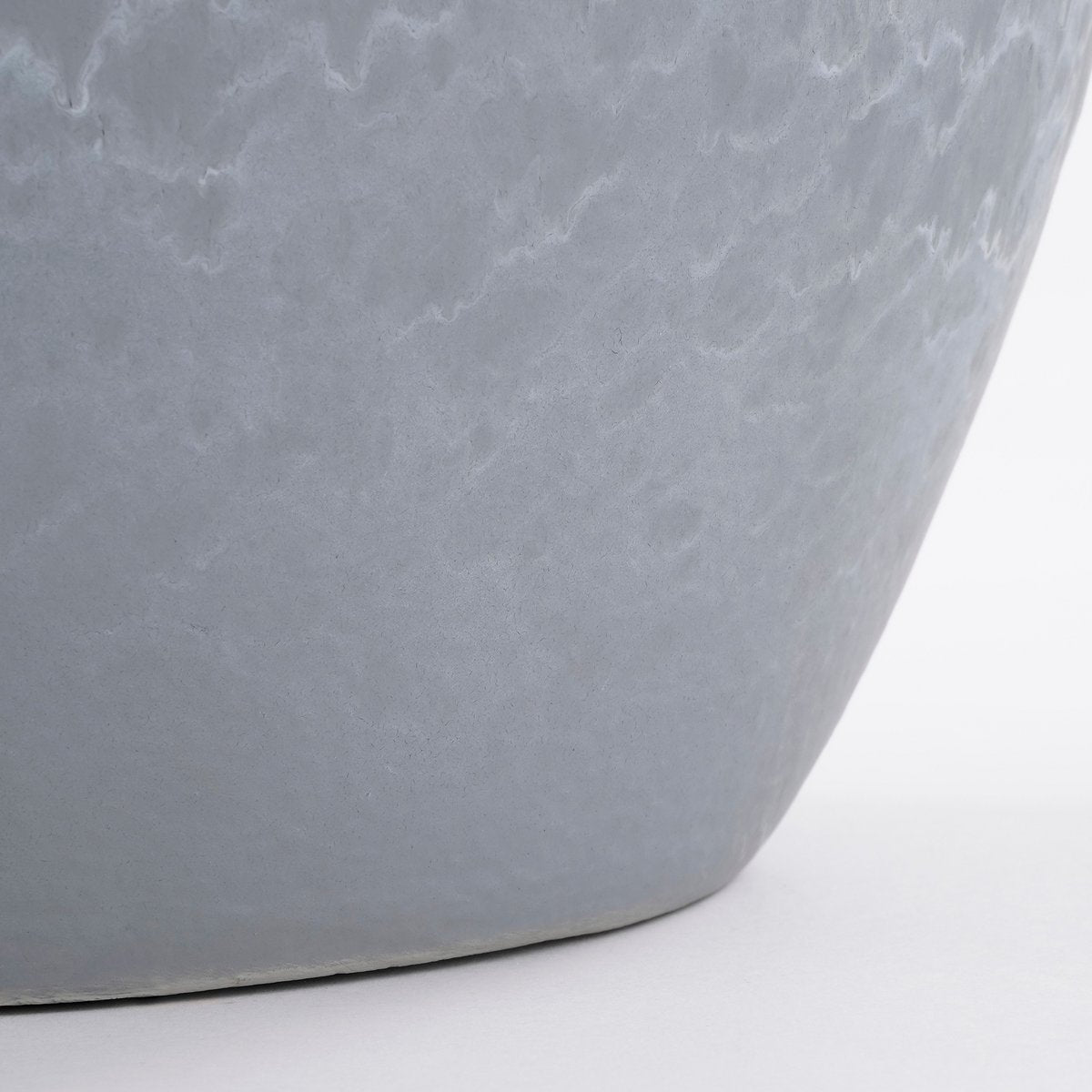 Lester Flowerpot - H31 x Ø33 cm - Terracotta - Light grey