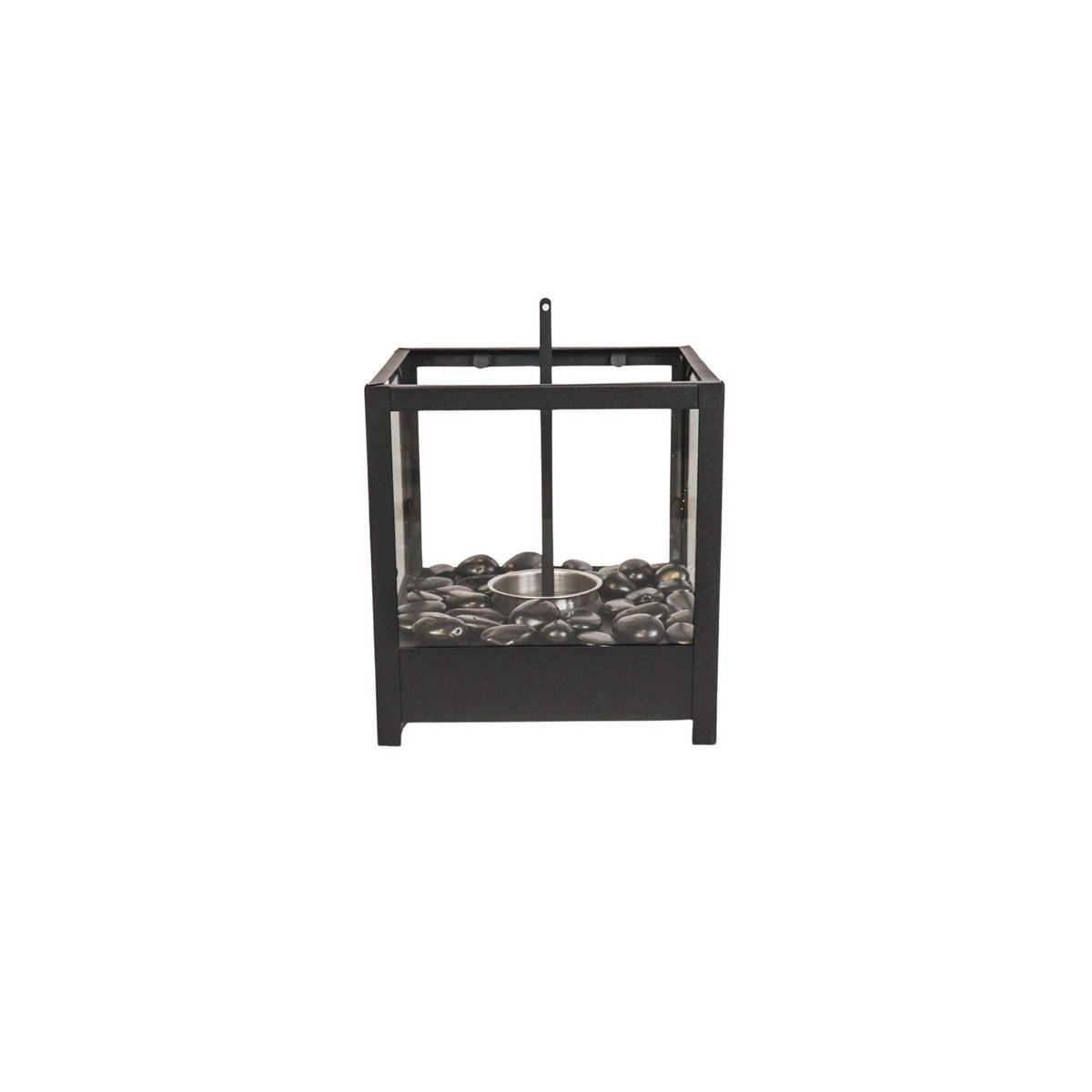 Table Fireplace – Bio Ethanol Burner made of Metal and Glass