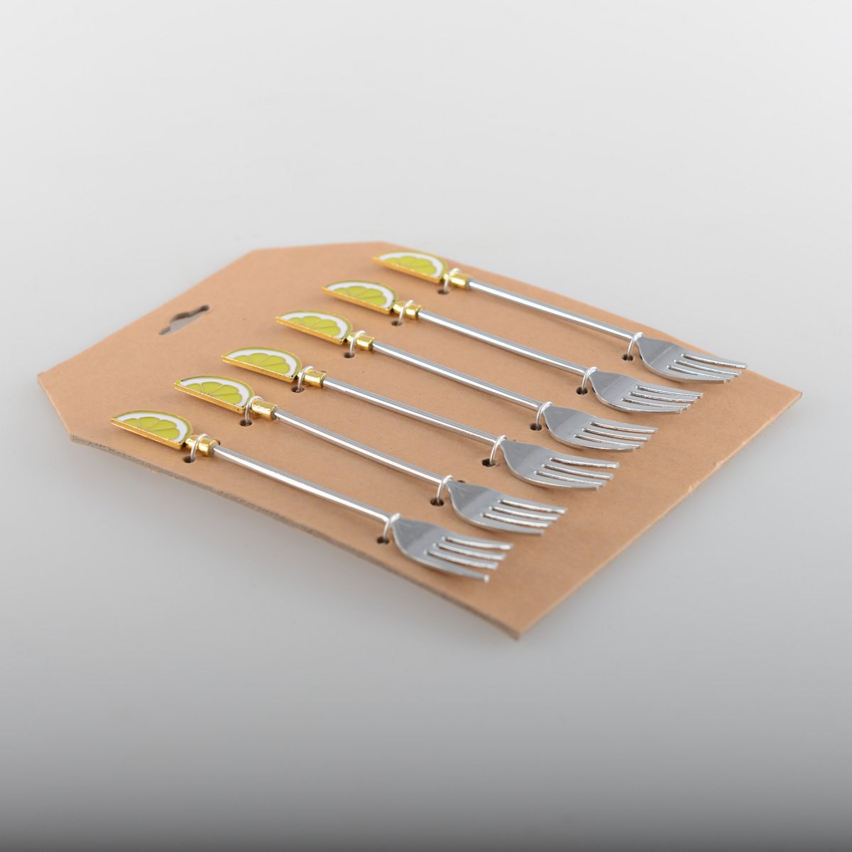 Set van 6 Citroen Dessertvorken – Aulica | Elegant en Verfijnd