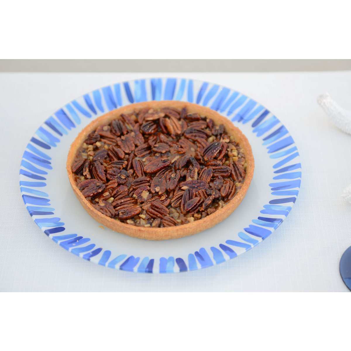 Aulica Presentatiebord – Blauwe Vis – Glas – 30cm |woon-meubel.nl