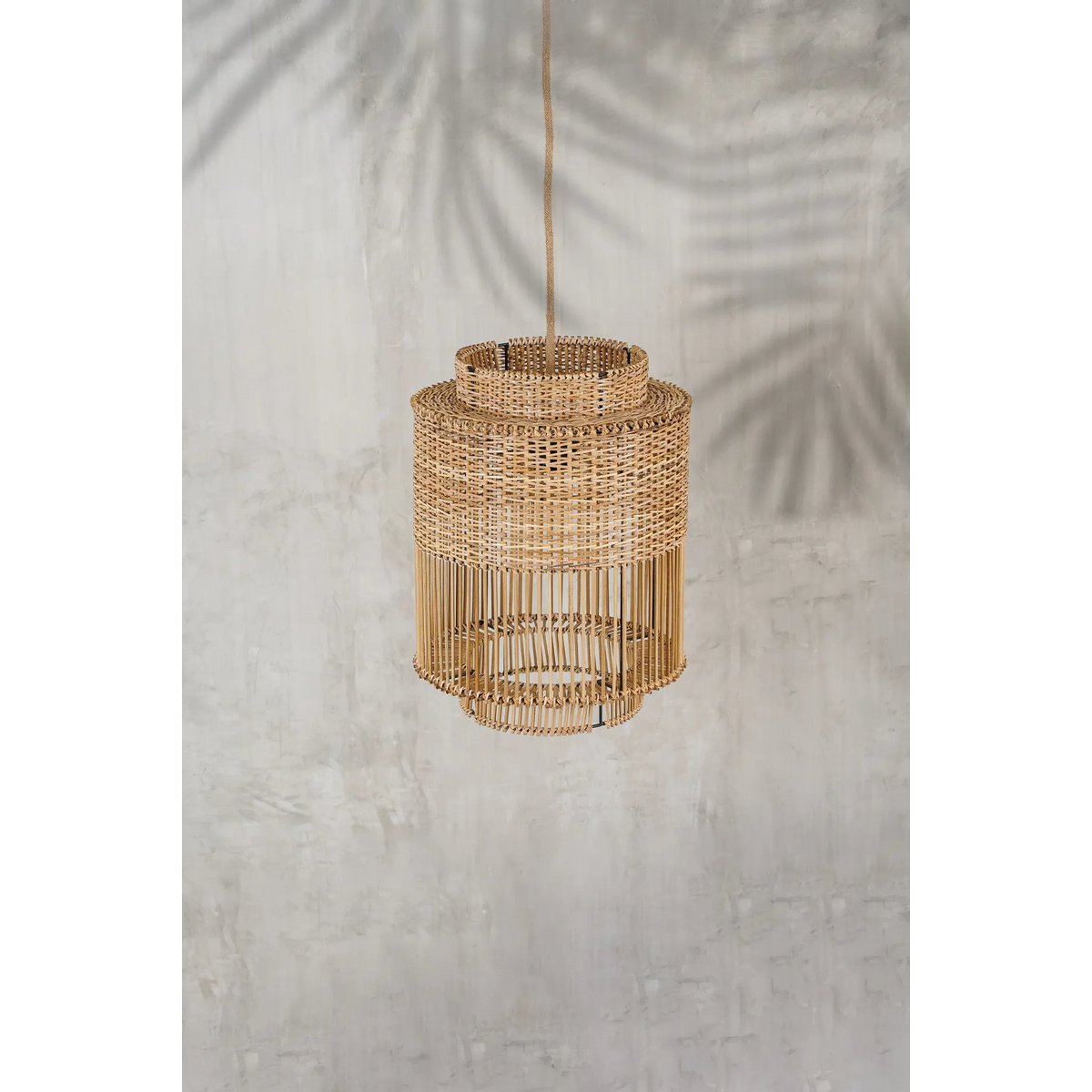 Rotan plafondlamp |woon-meubel.nl |