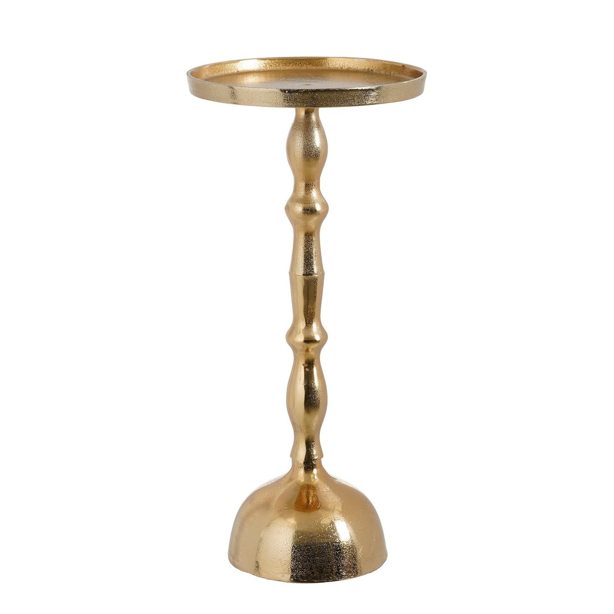 Duco Bijzettafel Goud - Aluminium - H54 x Ø25 cm |woon-meubel.nl