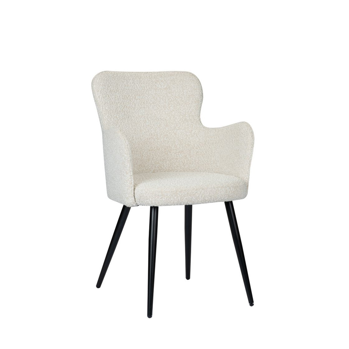 Pearl white wing chair (Set of 2)