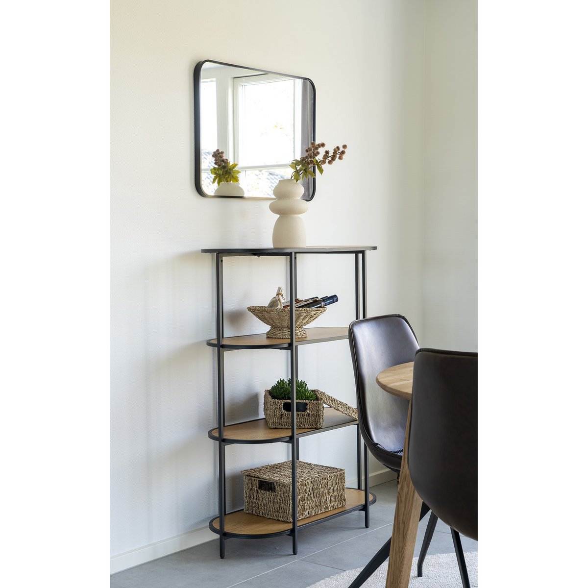 Vita oval shelf