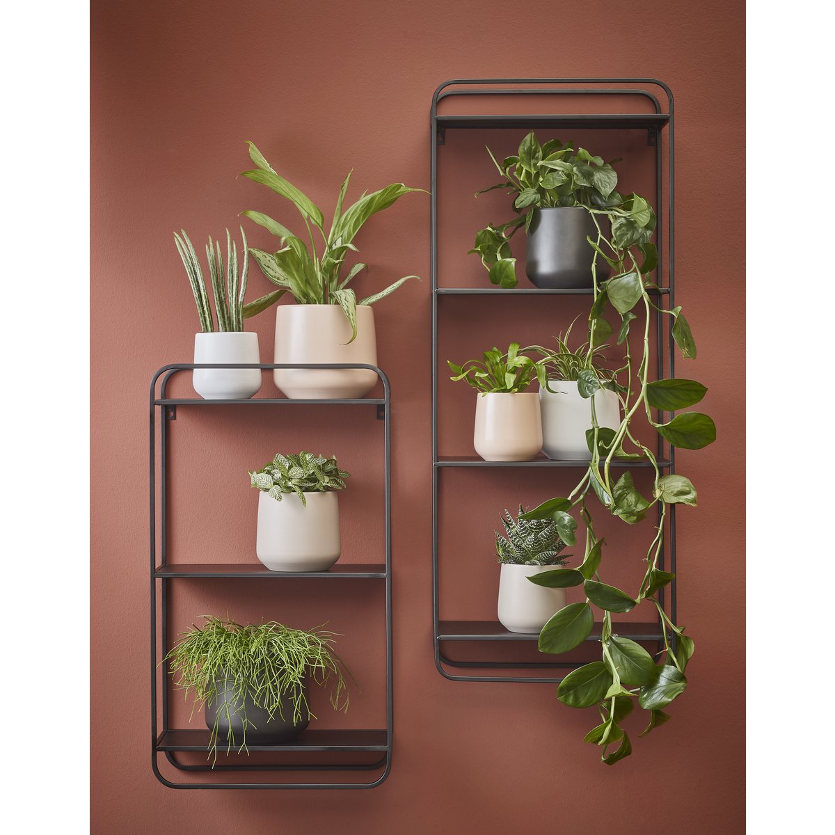 Cache-pot Ambre - H21 x Ø23,5 cm - Mat - Blanc
