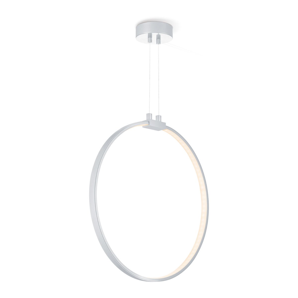 Hanging lamp Eclipse - Silver - 35x12x140cm