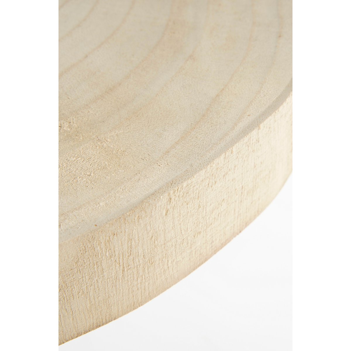 Pia Plant Stand - H11 x Ø30 cm - Wood - Light Brown