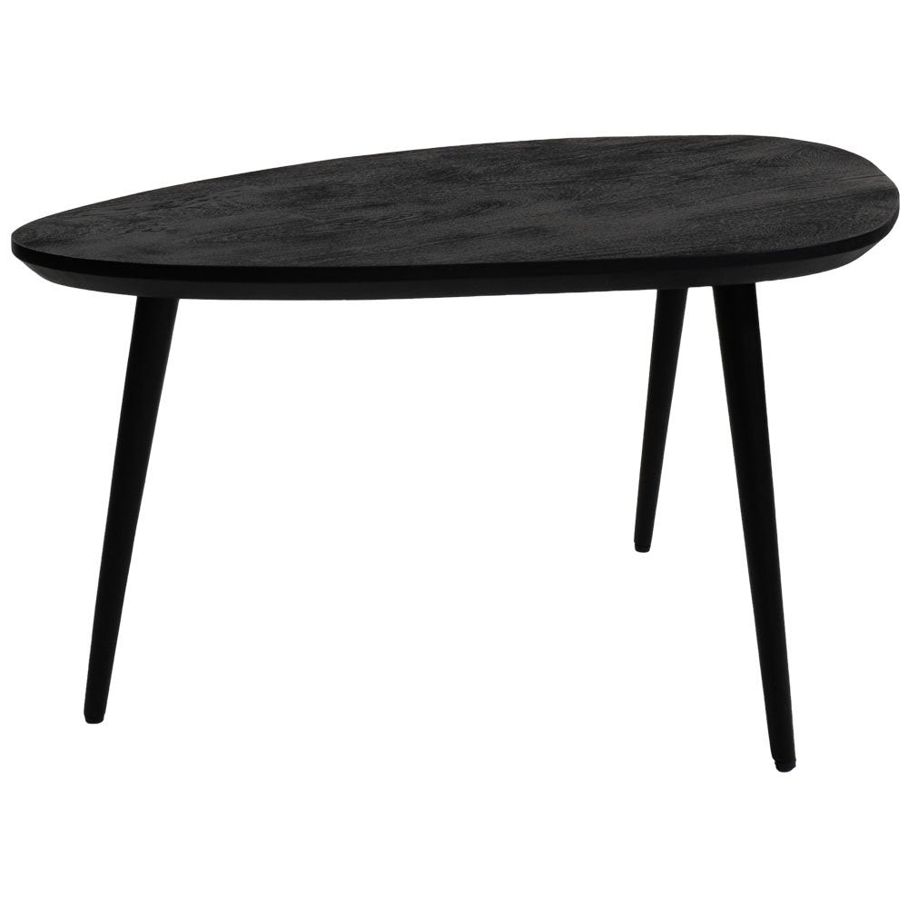 Table basse Manon Noire 80 x 50 cm