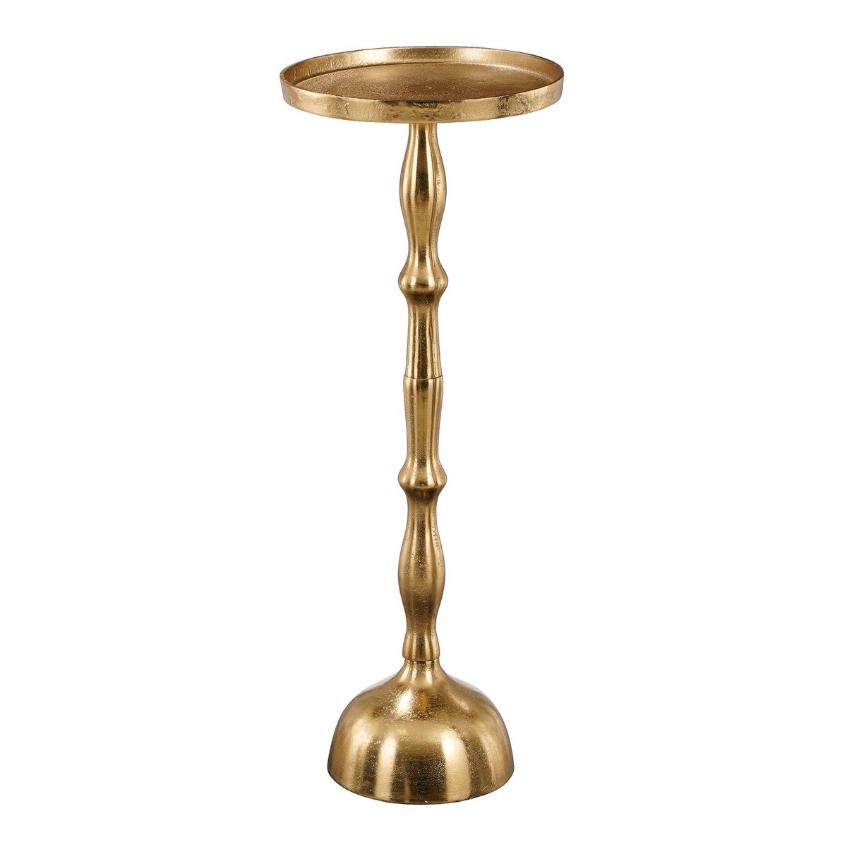Table d'appoint Duco - H66 x Ø25 cm - Aluminium recyclé - FSC 100% - Or