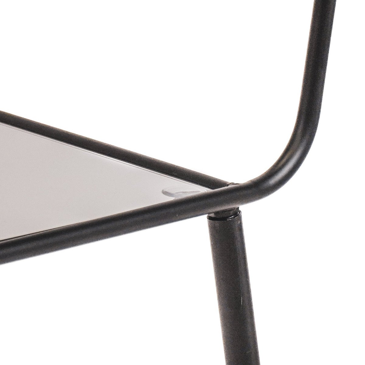 Side table / Bedside table - Black - 50x35x60cm