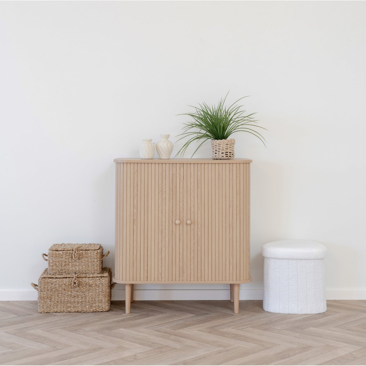 Opbergkast - Natural, MDF/Pine |woon-meubel.nl