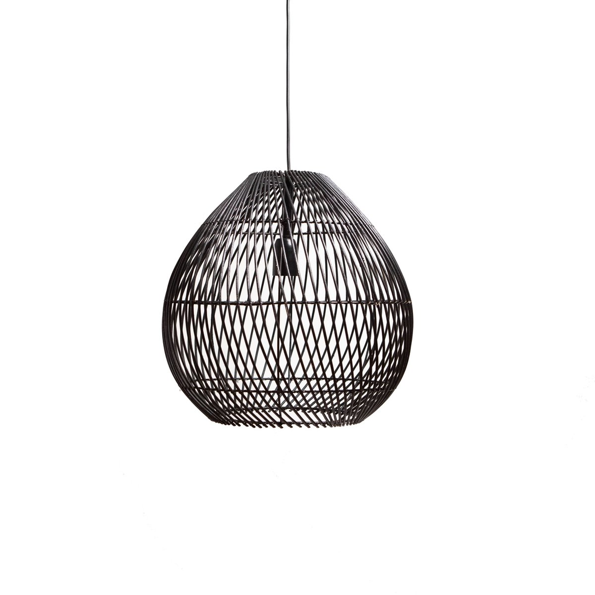Hanging lamp RYAN matt black Ø45x45cm