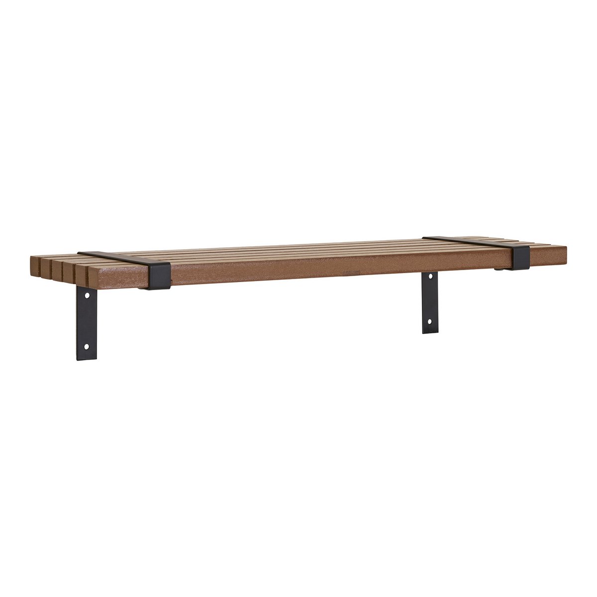 Luxor wandplank - Natuurlijk/zwart |woon-meubel.nl
