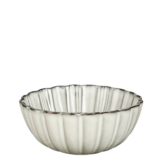 Bol Corfu - H9 x Ø17 cm - Céramique - Gris
