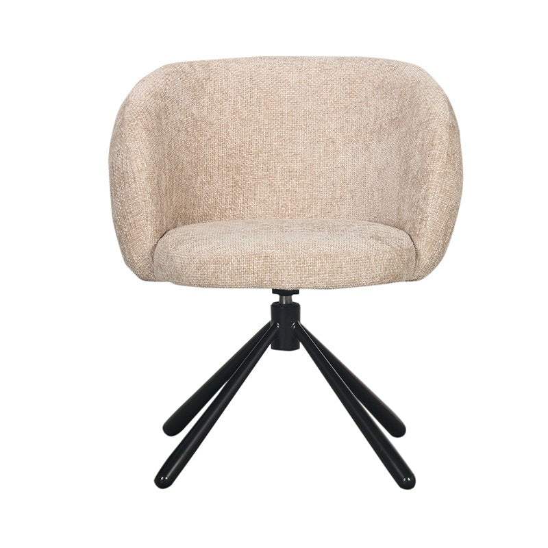 Pebble Swivel Chair Latte