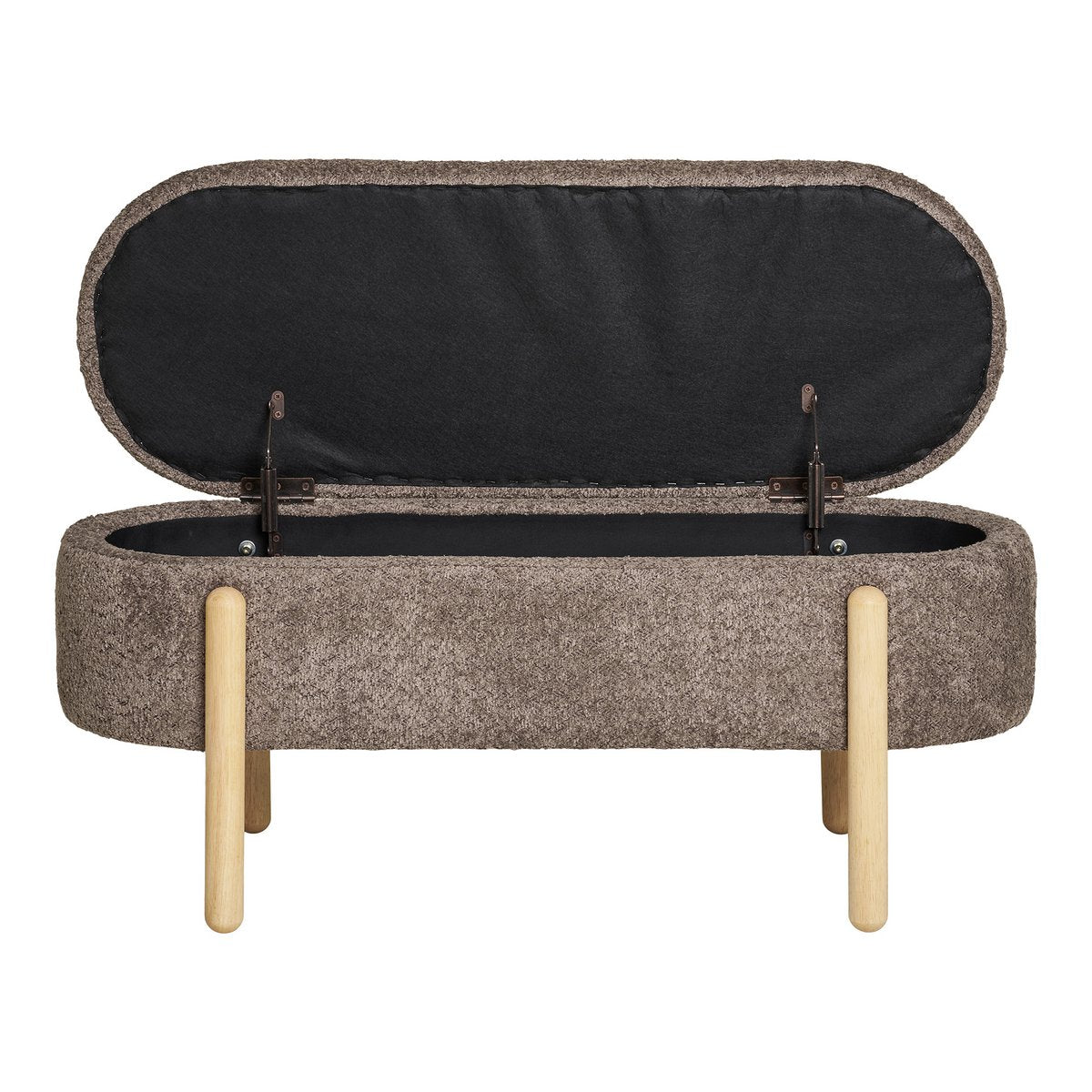 Branca Bench - Brown/Natural, 98x41x48 cm