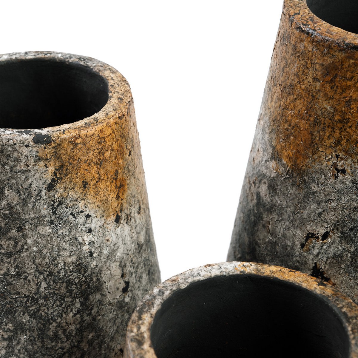 De Spookachtige Vaas - Antiek Grijs - M |woon-meubel.nl