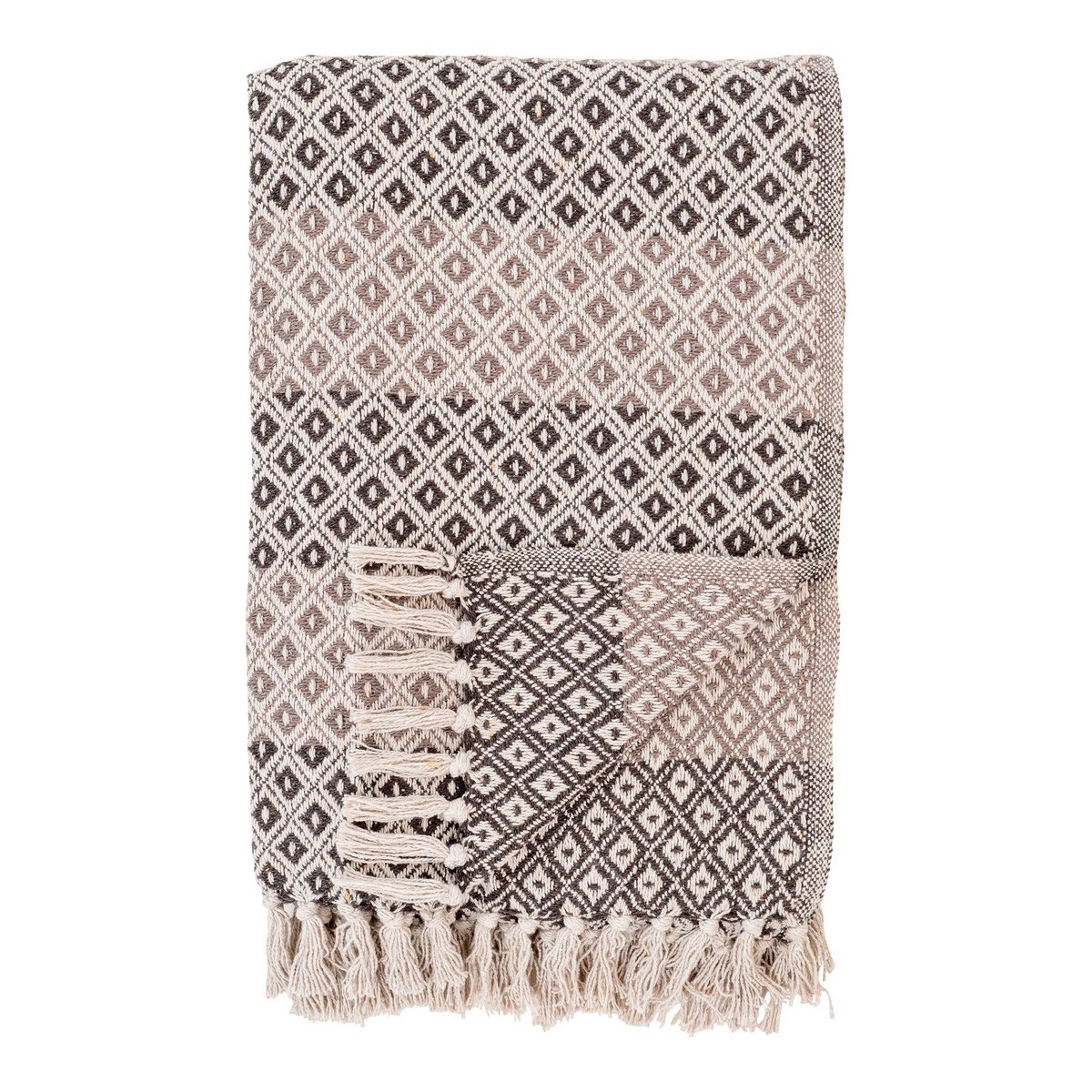 Alanya Deken- kleed, bruin/beige/wit |woon-meubel.nl