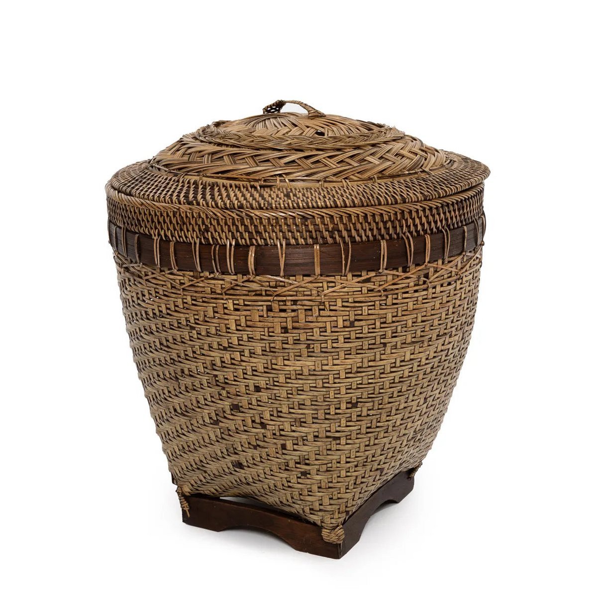 Handgemaakte Rotan Opbergmand - Natuurlijk - woon-meubel.nl