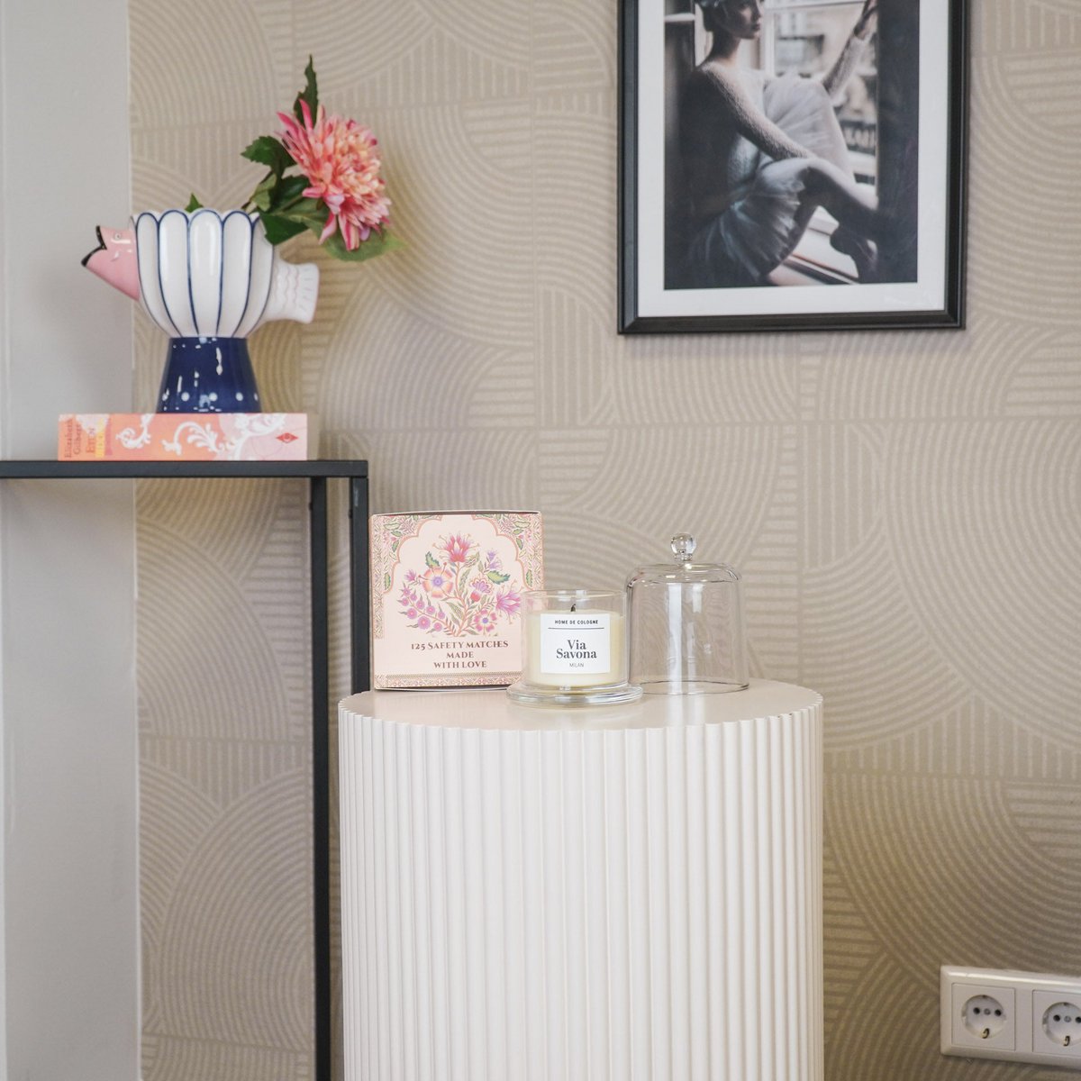 Via Savona – Milan scented candle 100g | Glass dome