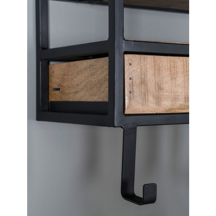 Wandkast Huub met Haken Links |woon-meubel.nl