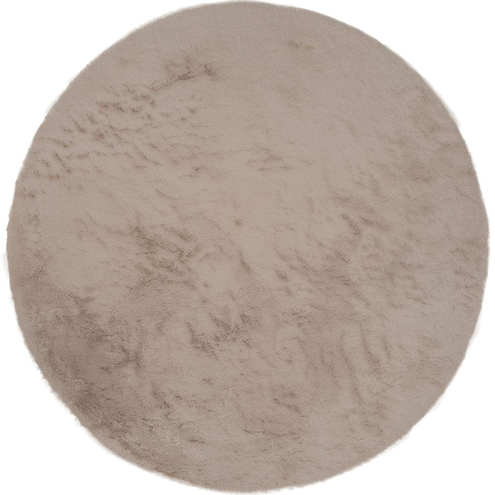 Vloerkleed Velluto Toffee – Rond ø160 cm |woon-meubel.nl