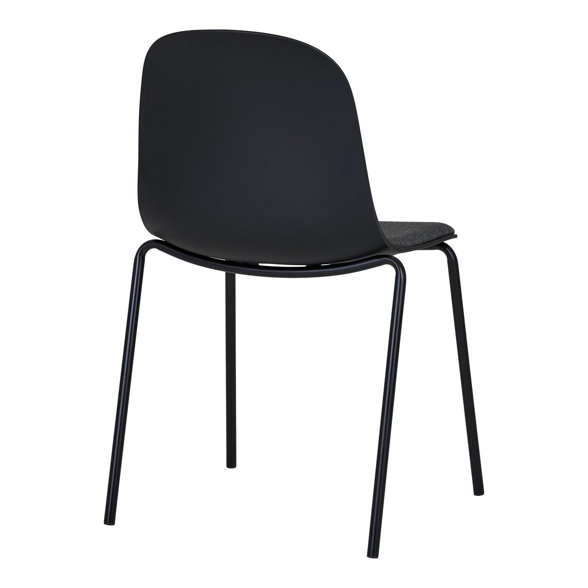 Zwarte eetkamerstoel comfortabel - Set van 2 | woon-meubel.nl