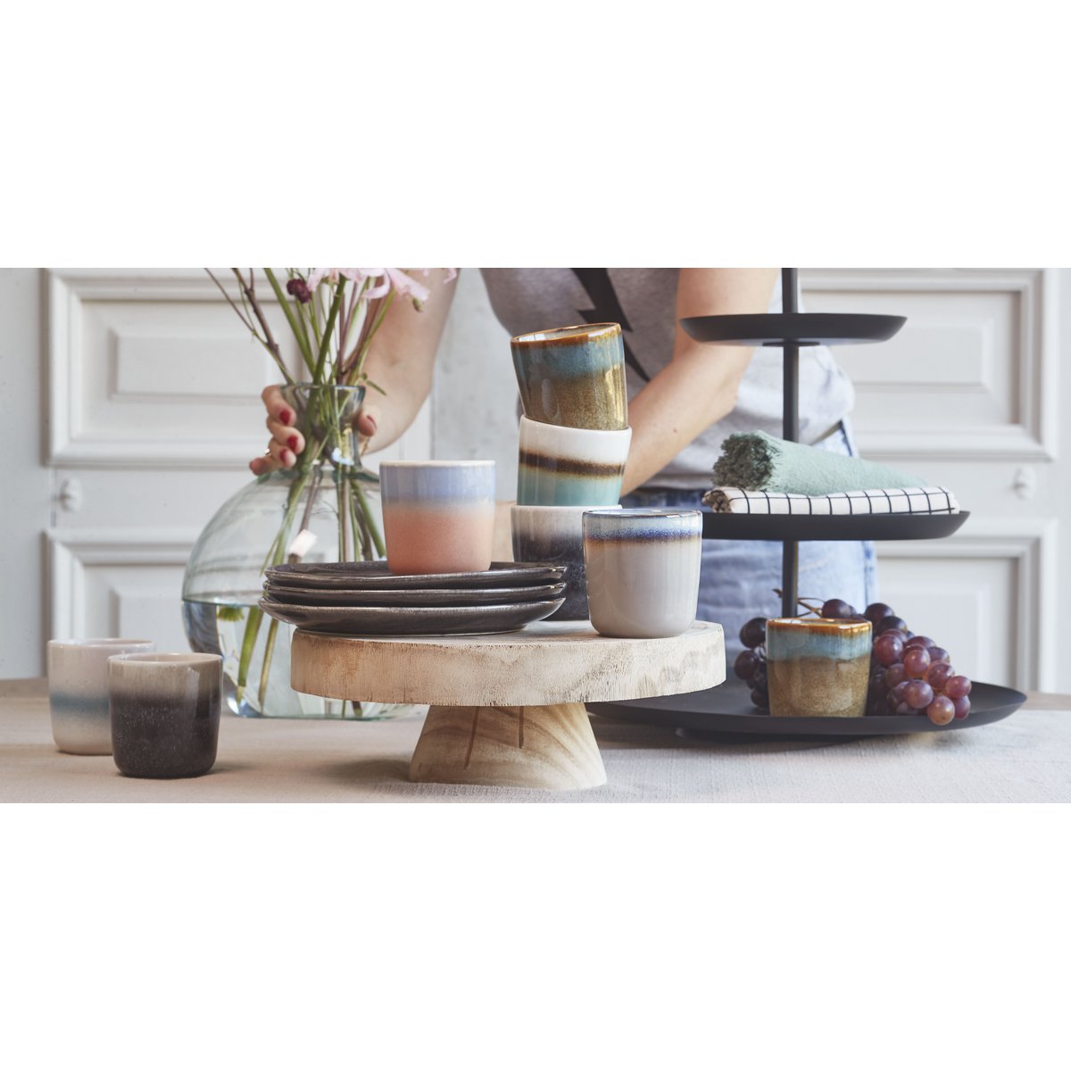 Pia Plantenstandaard - Hout - Lichtbruin