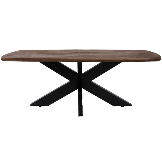 Eettafel Felix – Espresso Mangohout – 190 x 90 cm | woon-meubel.nl