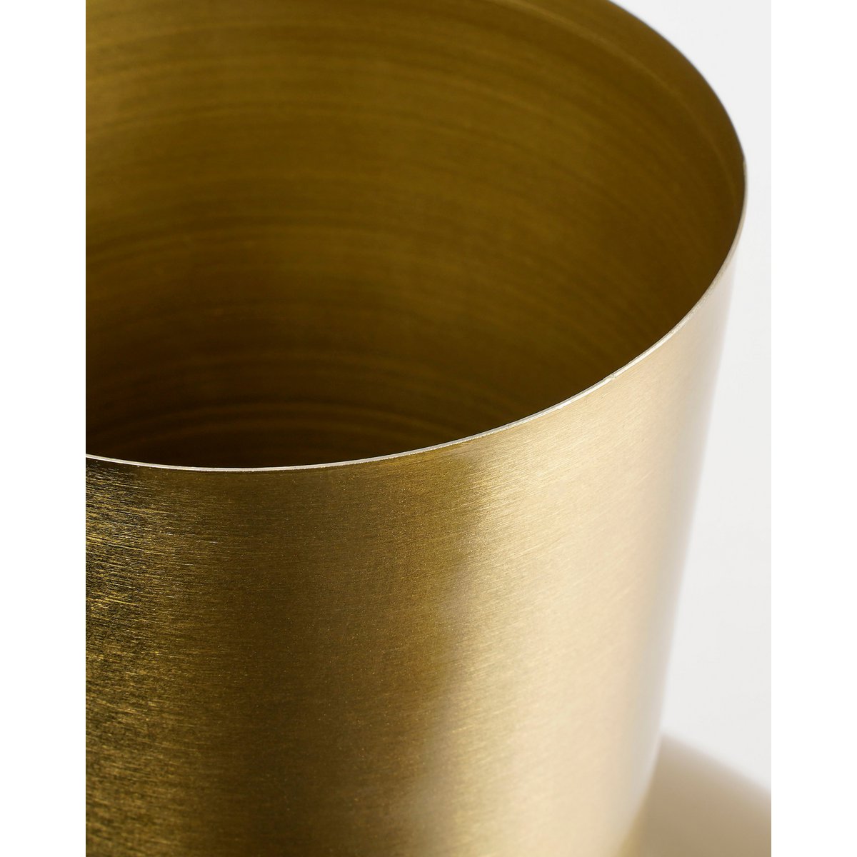 Vase Dara - H42 x Ø28 cm - Métal - Doré