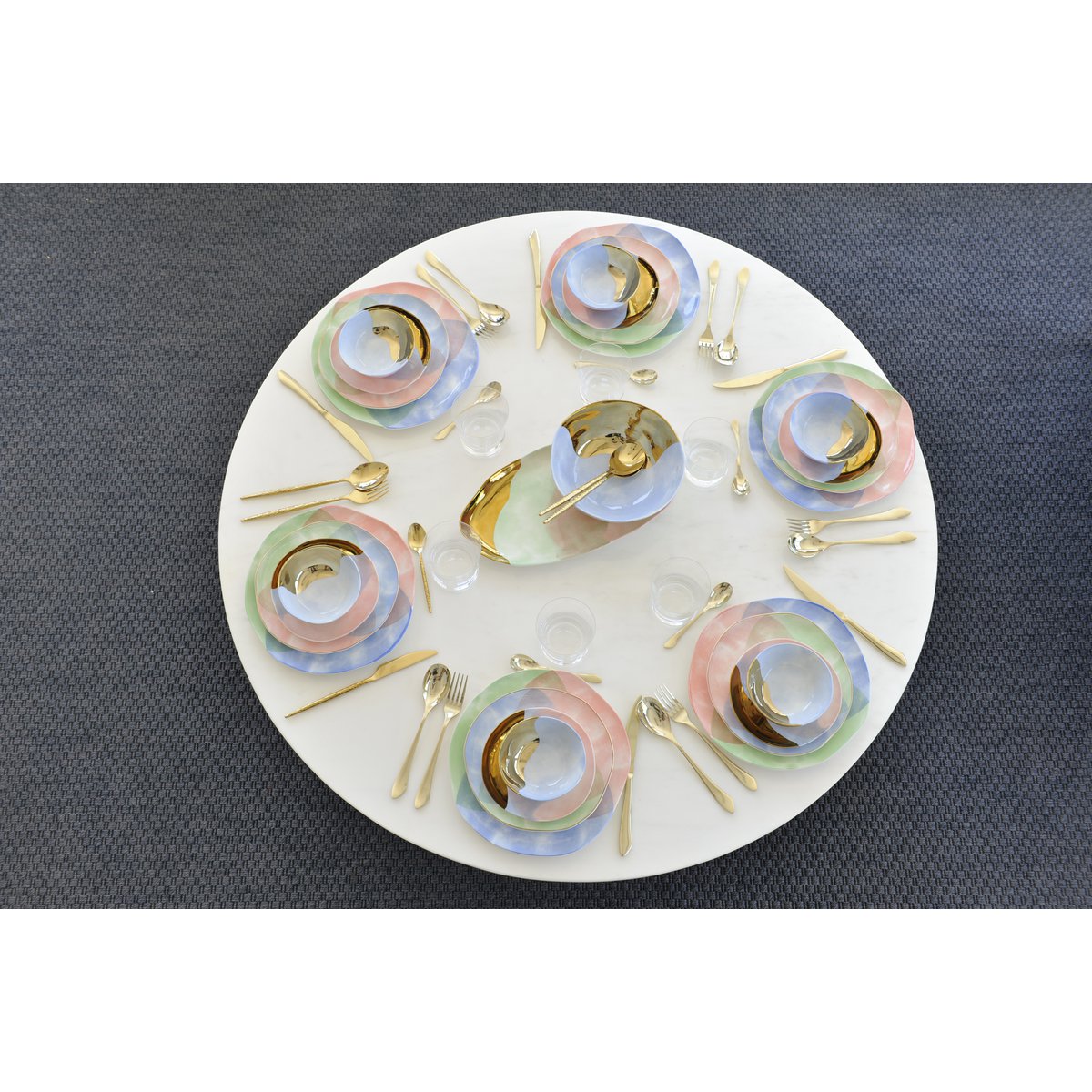 Tricolor-paradise Broodbord |woon-meubel.nl