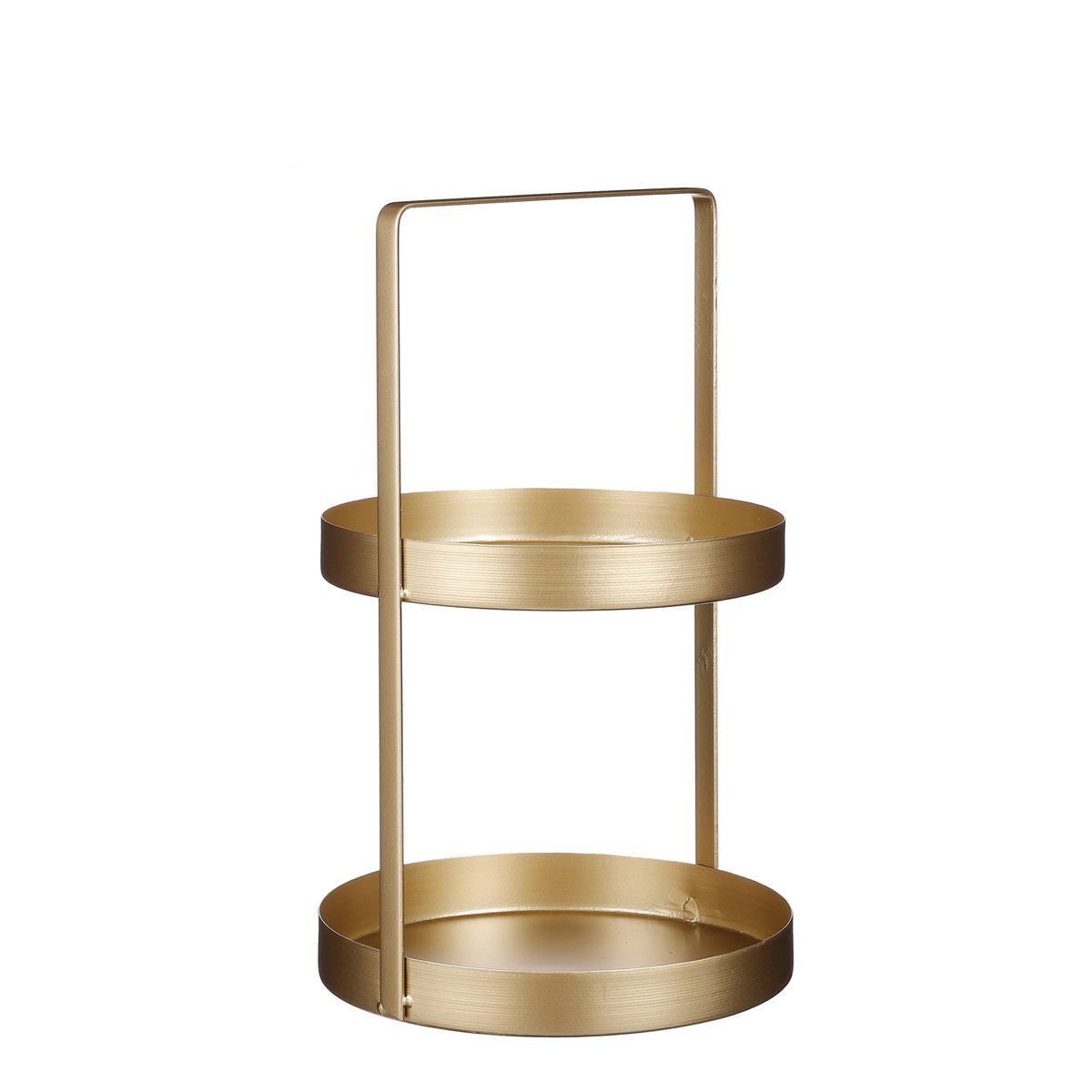 Etagère 2-Laags - Goud - Metaal H41 x Ø25 cm |woon-meubel.nl