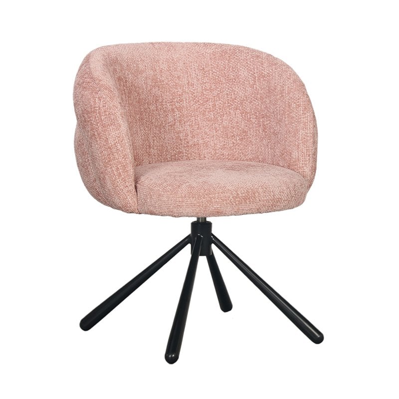 Pebble Swivel Chair Pastel Pink