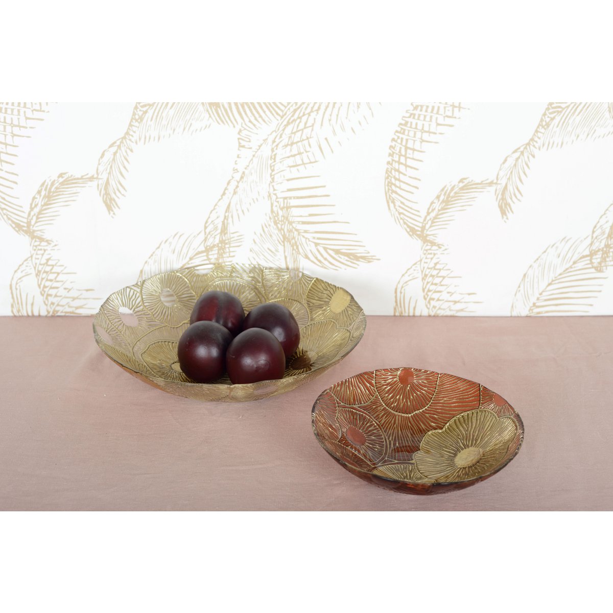 Golden Lotus Fruitschaal 33 cm – Aulica