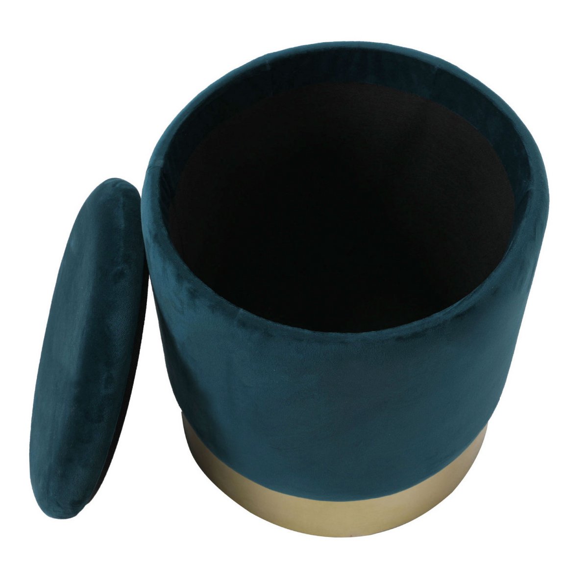 ποΈ Voglrieder Velours Hocker β Γ 31 x H 38 cm β Met Opbergruimte β Zachte Zithocker van Velours β Verkrijgbaar in 7 Kleuren