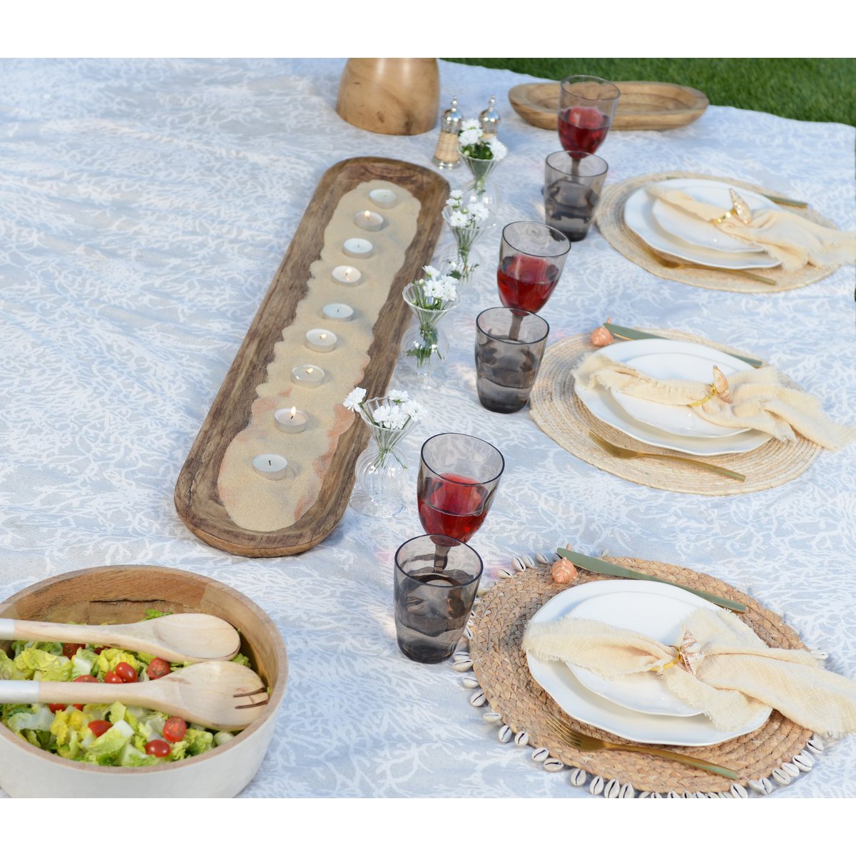 Set van 6 Acryl Bruine Waterglazen – Aulica