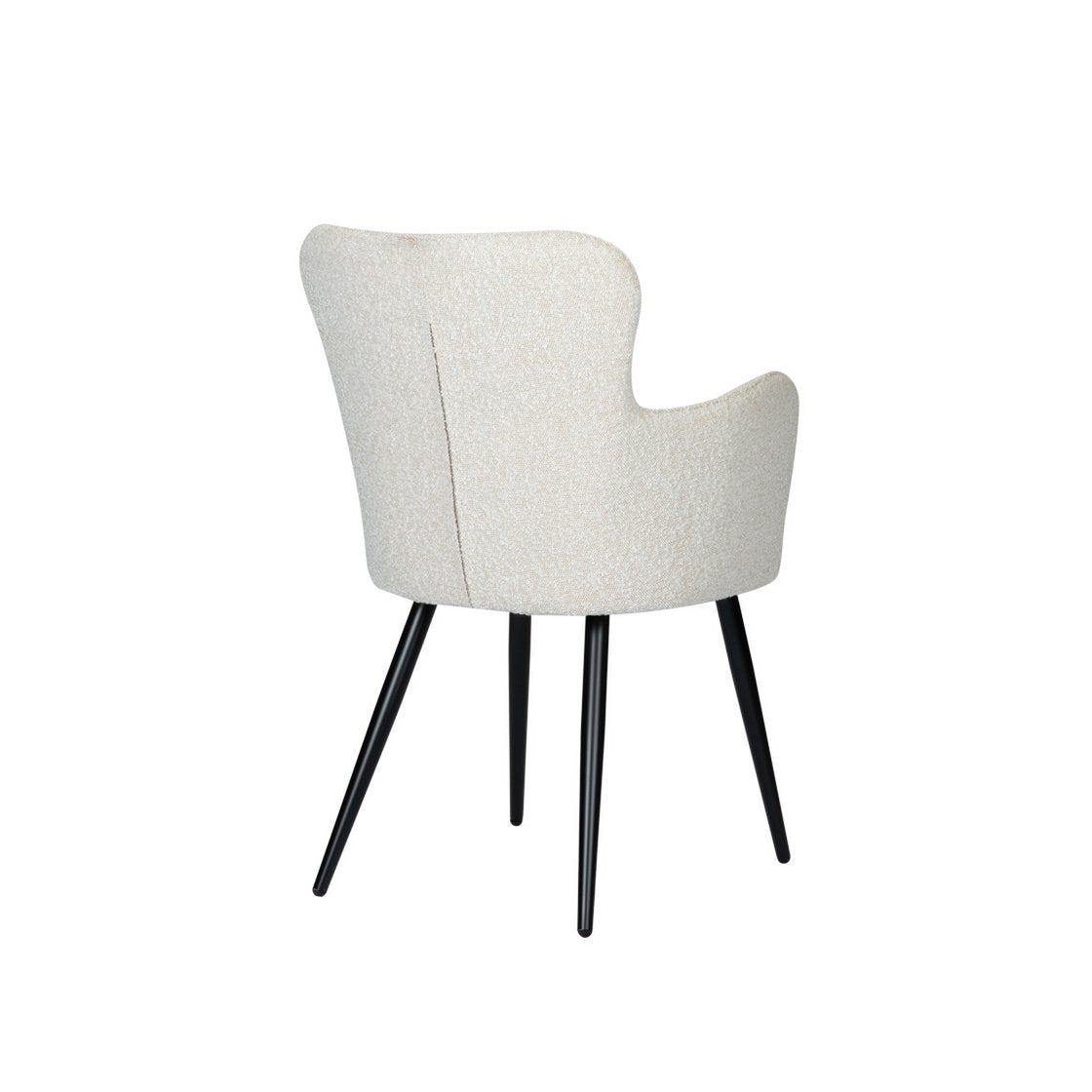 Pearl white wing chair (Set of 2)