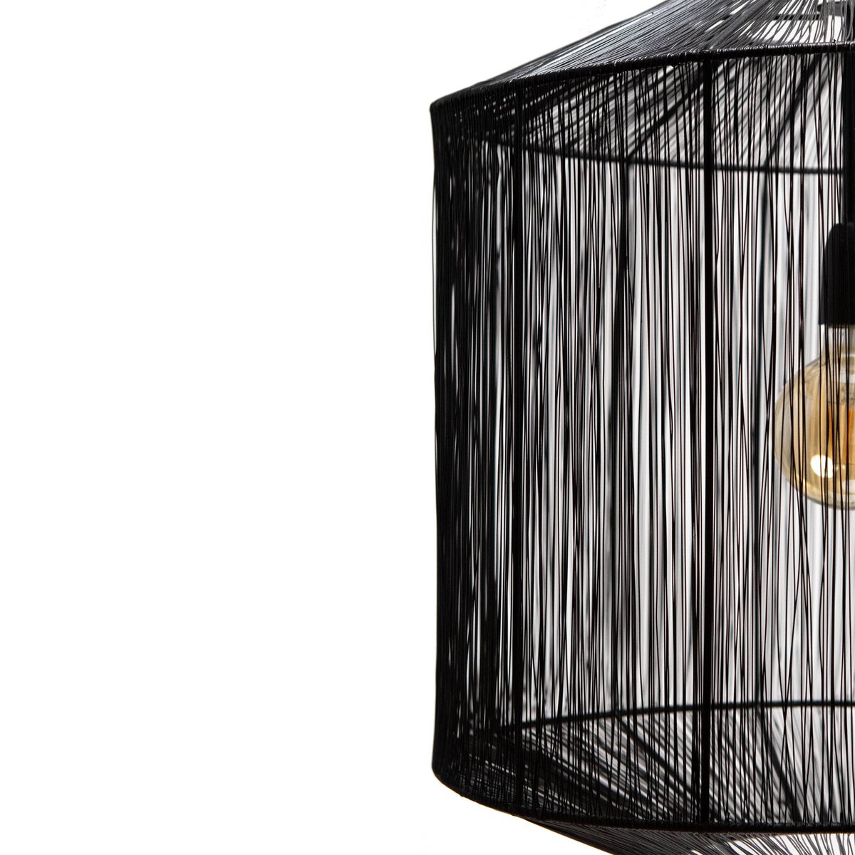 Pendant lamp SENNA matt black Ø40x43cm