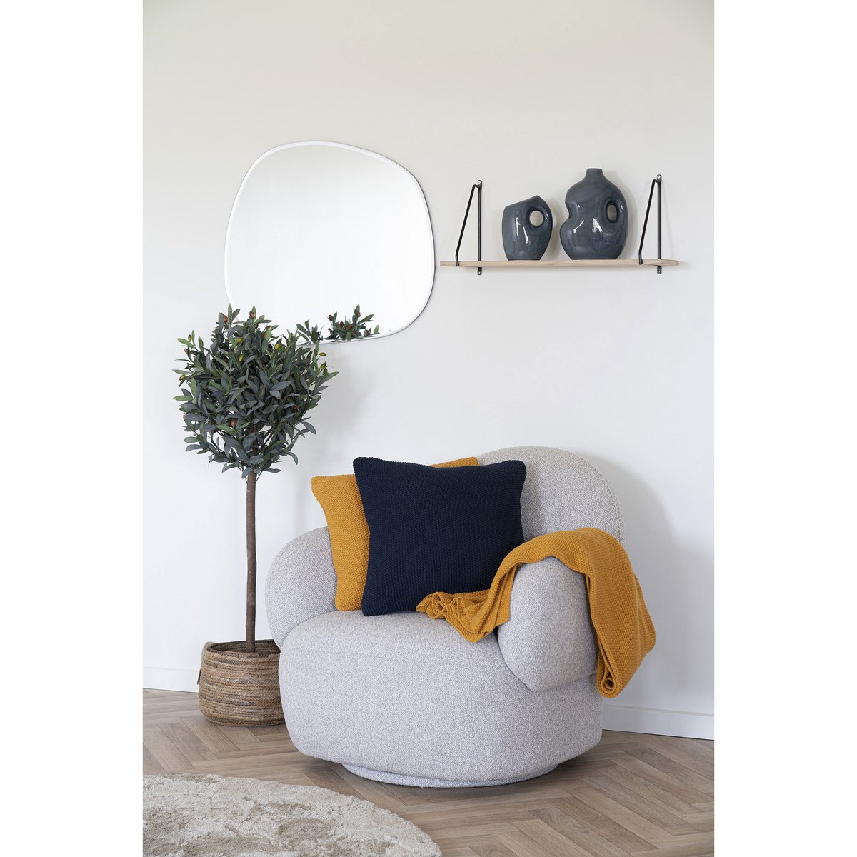 Santos cushion Dark blue