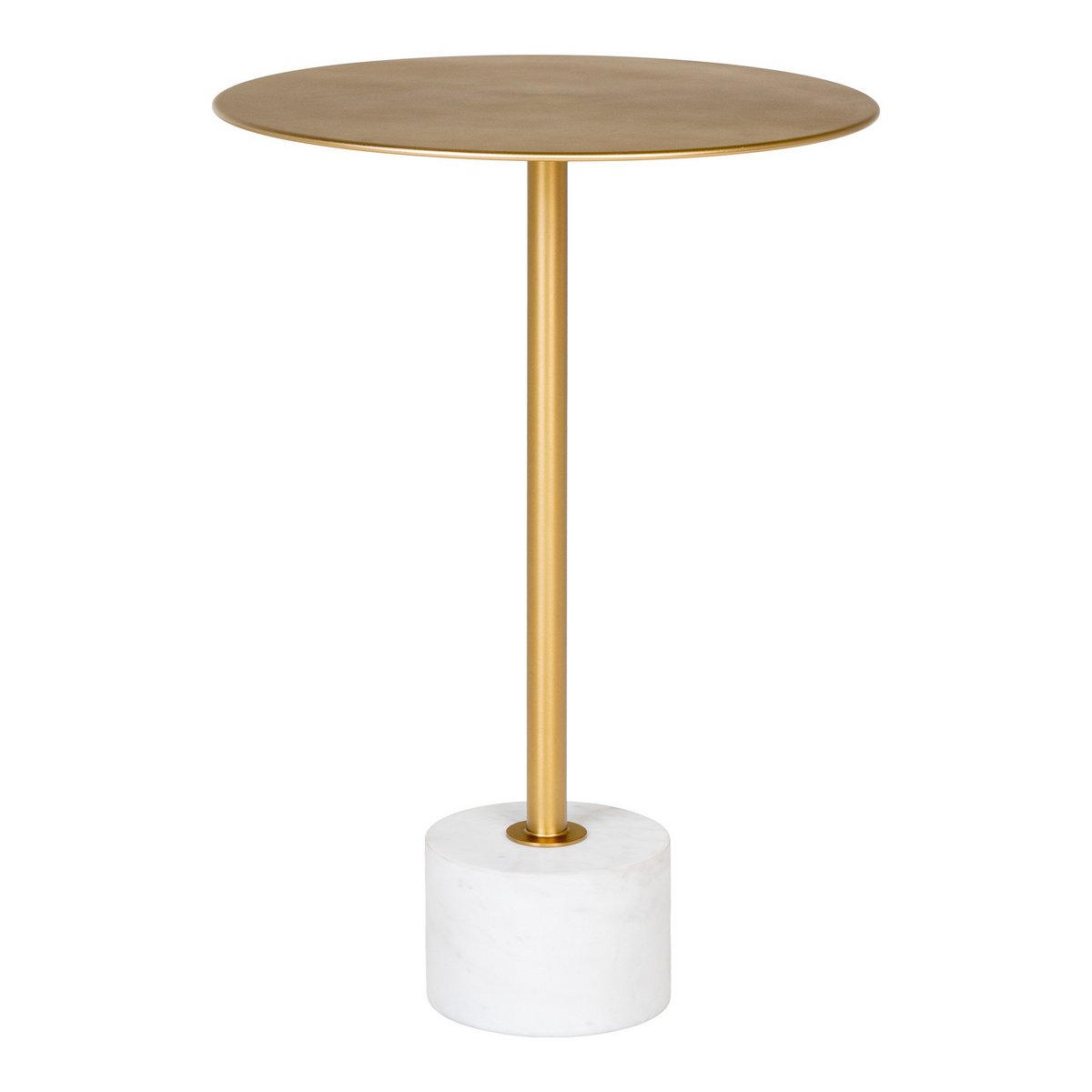 Lecco Bijzettafel - Bijzettafel in messing en marmer |woon-meubel.nl