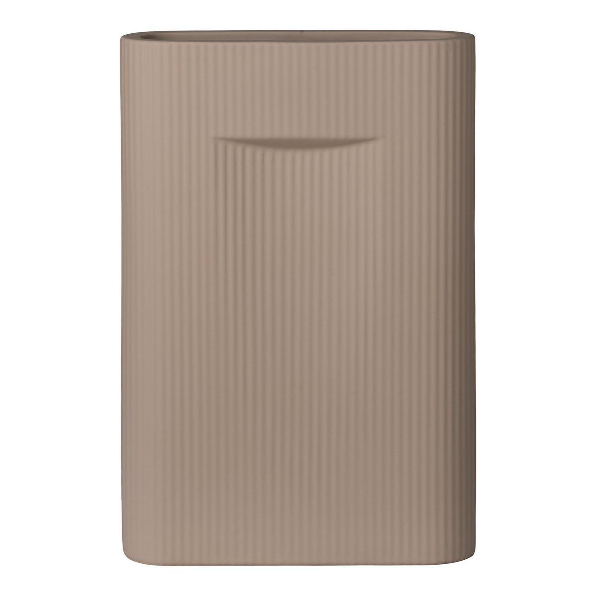 Keramische Vaas Bruin – 24x8,5x35,5 cm | woon-meubel.nl
