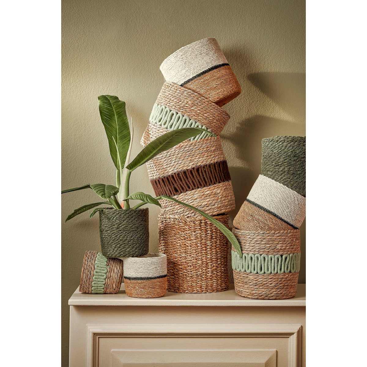 Damian Plantenmanden Set van 2 – Mica Decorations | woon-meubel