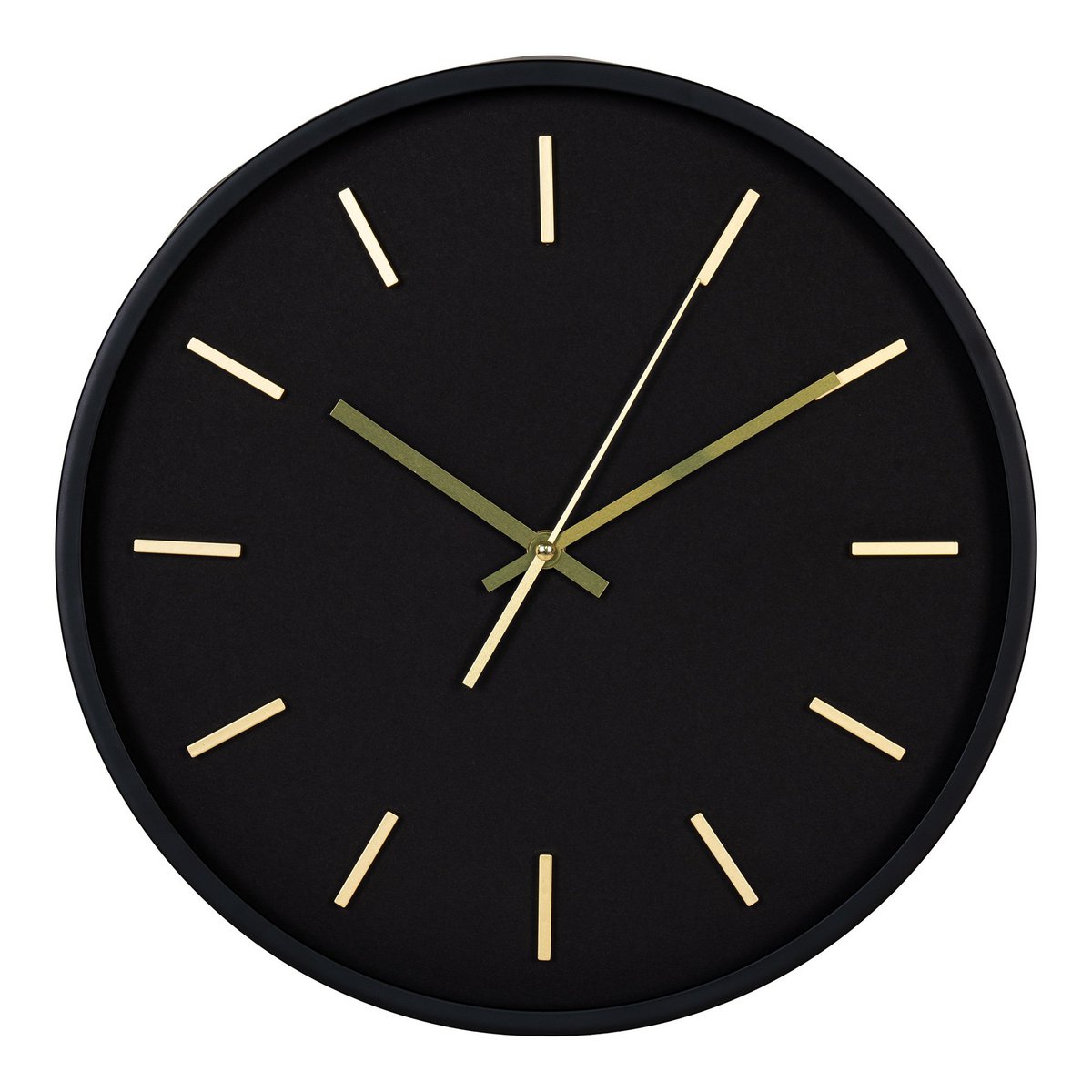 Camden Wandklok - zwart, geruisloos, rond, ø35 cm |woon-meubel.nl