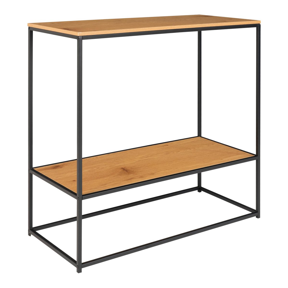 Vita Consoletafel - eikenlook, zwart