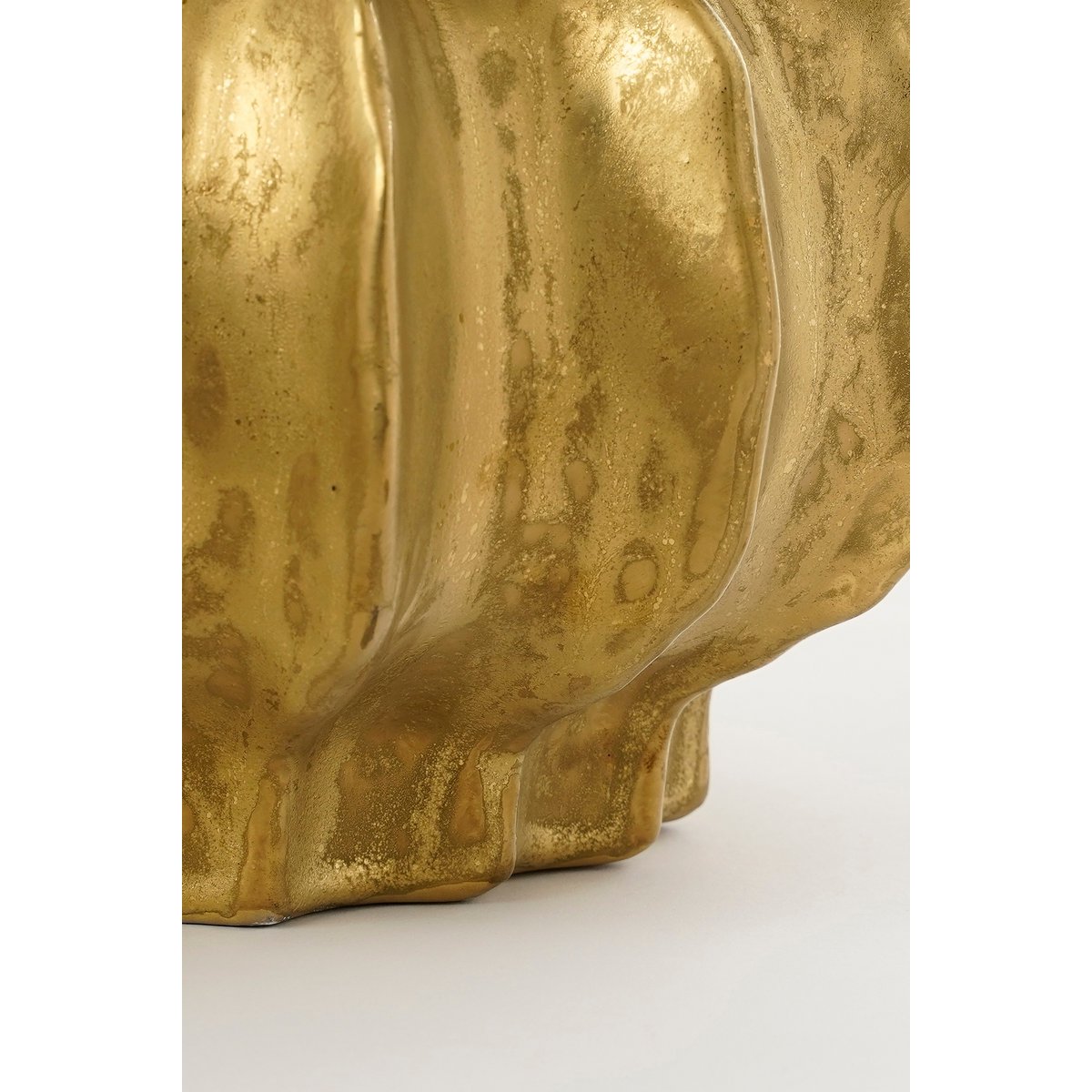 Vase Altea - H35 x Ø33 cm - Céramique - Or